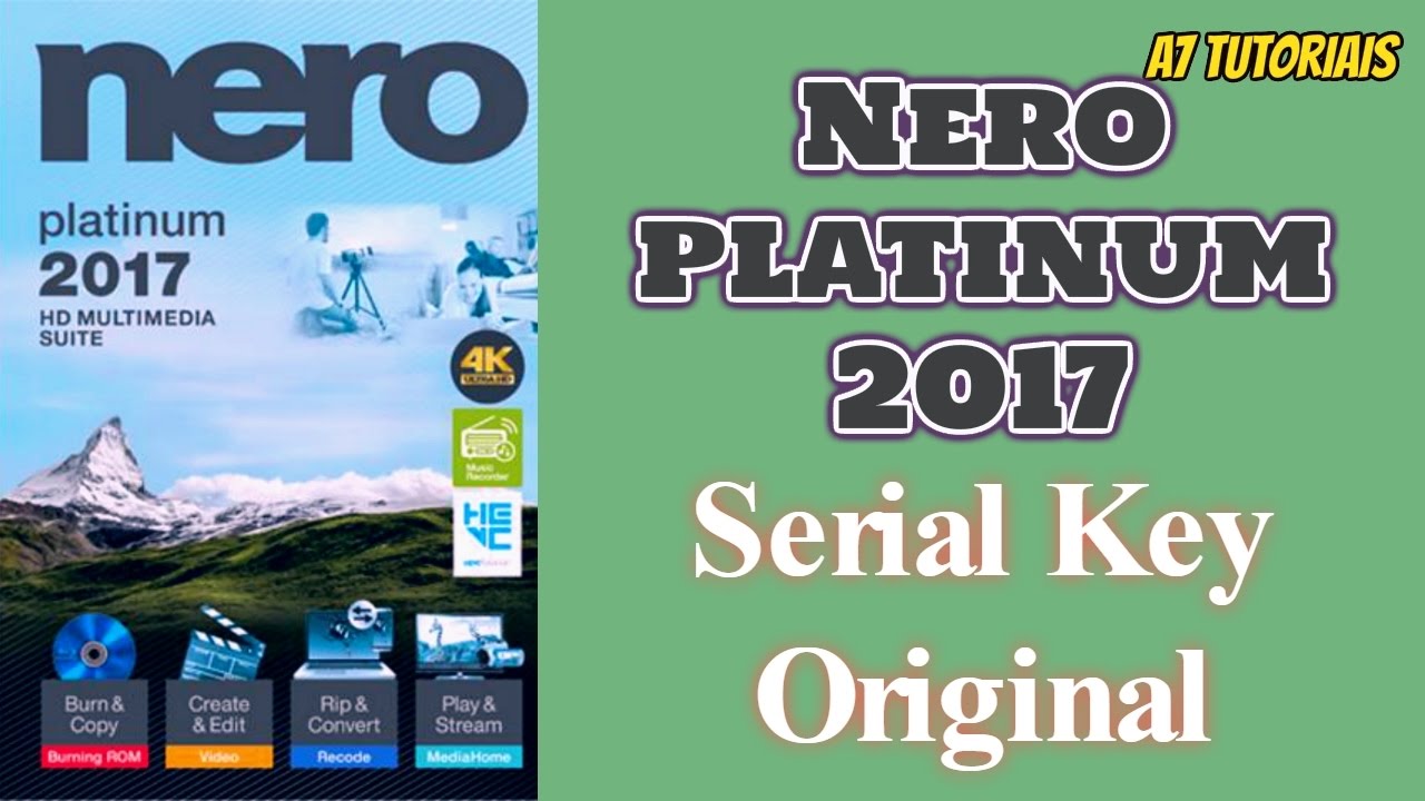 Nero 2017 Platinum Serial Key November 2015